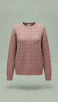 Rose Clay Premium Knit Sweater