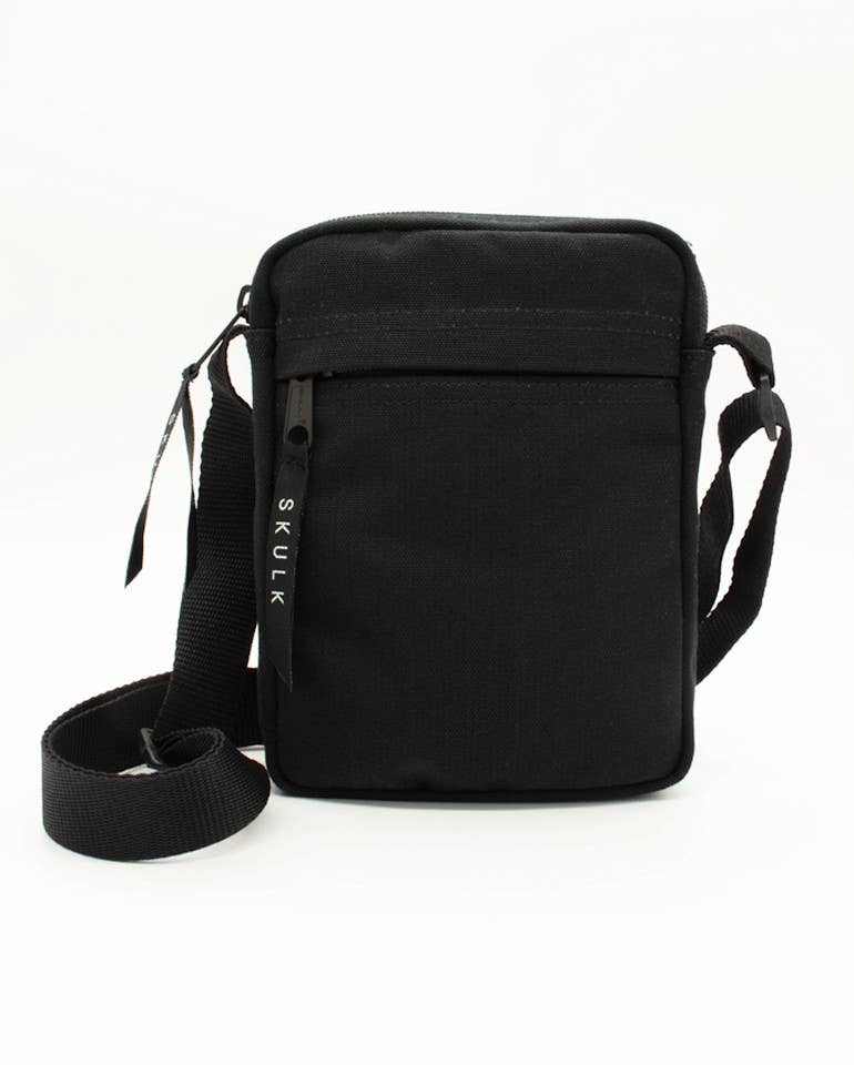 Sac bandoulière en toile noire